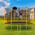 children outdoor trampolines with Basketball Hoop